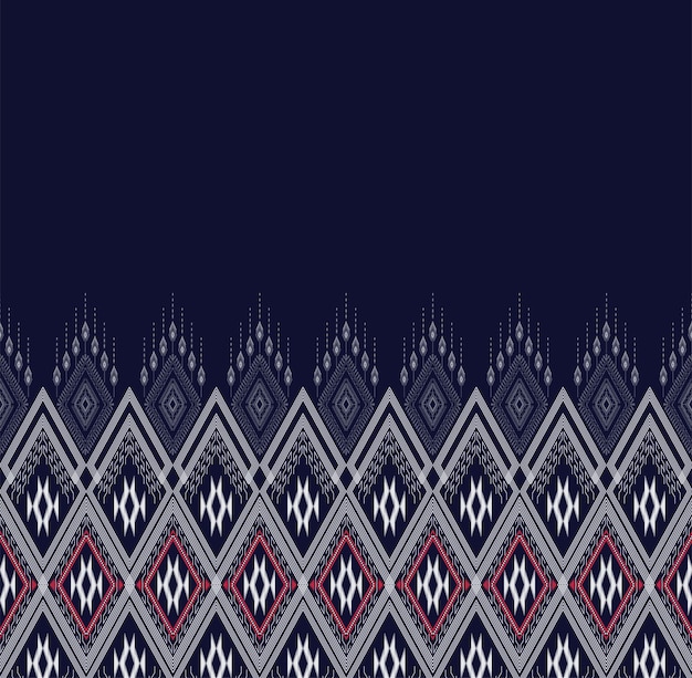 Geometrisches ethnisches Muster traditionelles Designmuster für Rock, Teppich, Tapete, Kleidung.