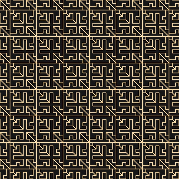 Geometrisches Goldmuster