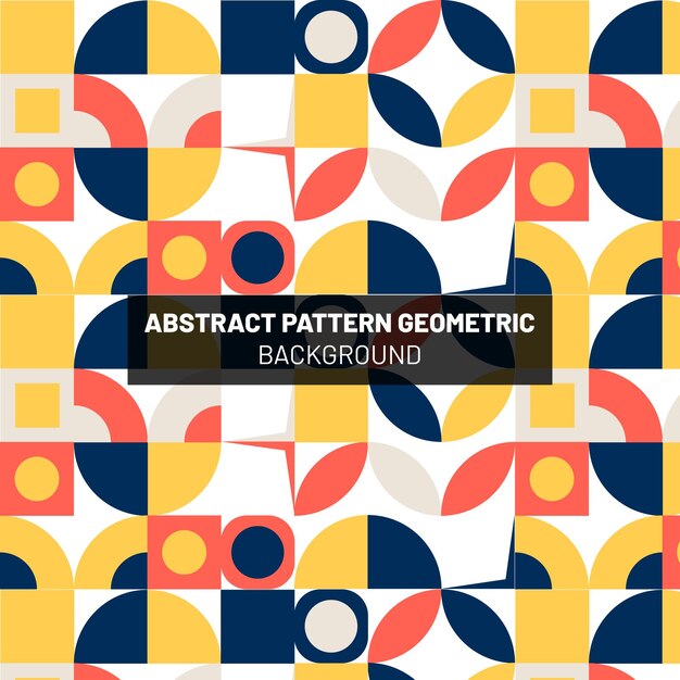 Geometrisches Hintergrunddesign mit abstraktem Muster