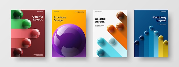 Geometrisches magazin-cover a4-vektordesign-illustrationspaket