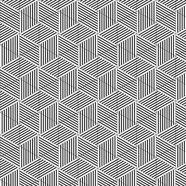 Geometrisches Muster des abstrakten Würfels