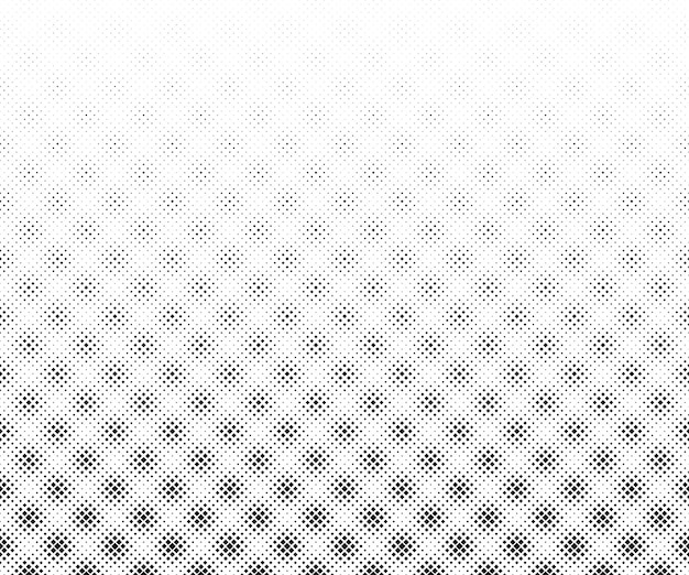 Vektor geometrisches muster nahtlos in eine richtung halftone optischer effekt langes ausblenden