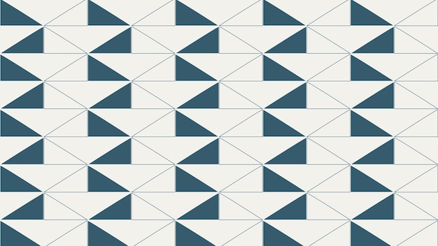 Geometrisches nahtloses Muster mit blau-weißen Dreiecken