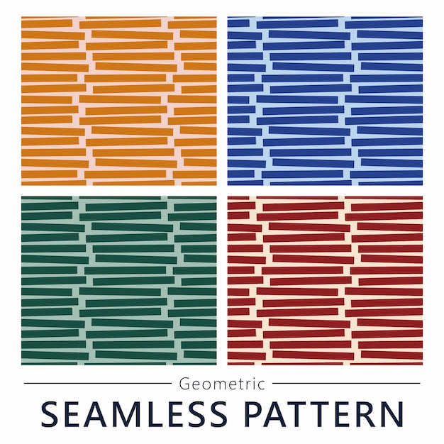 Vektor geometrisches nahtloses vektormuster