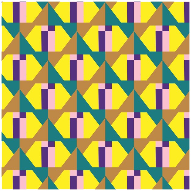 geometrisches rechteckiges Kunstdesign für Textildruck-Wandpapier