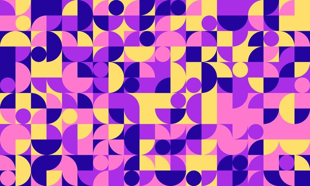 Geometrisches Vektormuster mit minimalen Formen und nahtlosem Design Ideal für abstrakte Hintergründe, trendige Poster oder Textildrucke Moderne und künstlerische Einfachheit