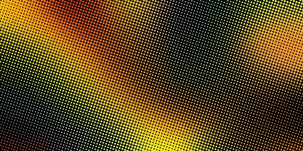 Gepunkteter farbverlauf, verblassender punkteffekt, farbiger hintergrund, vektordesign-banner