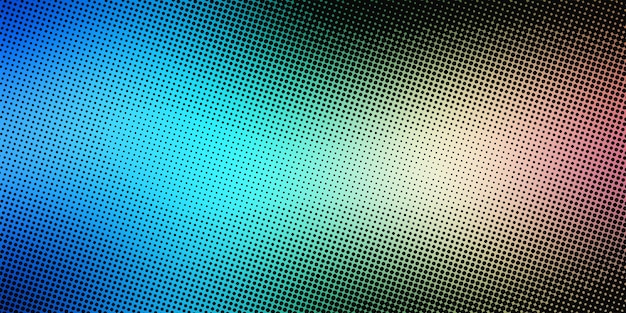 Gepunkteter Farbverlauf, verblassender Punkteffekt, farbiger Hintergrund, Vektordesign-Banner