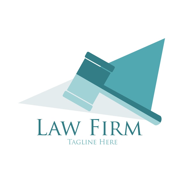 Gerechtigkeitsgesetz-Logo-Design-Vorlage Rechtsanwalt Logo einfaches Logo-Logo für Unternehmen