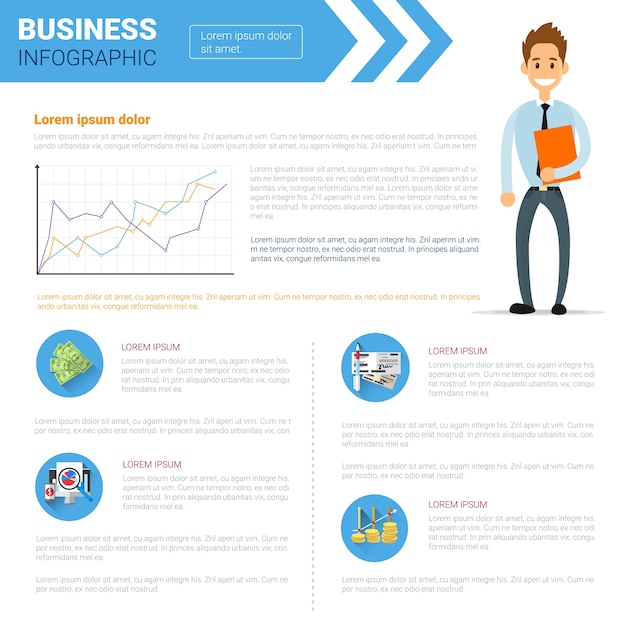 Geschäft infografiken