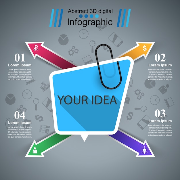 Geschäft infographic