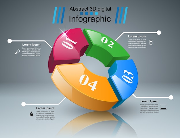 Geschäft infographics-origamiart