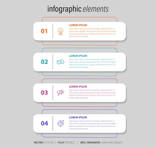 Geschäft Infographik Element