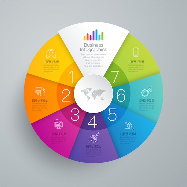 Geschäft infographik elemente