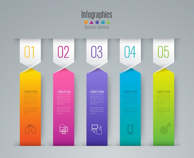 Geschäft infographik elemente