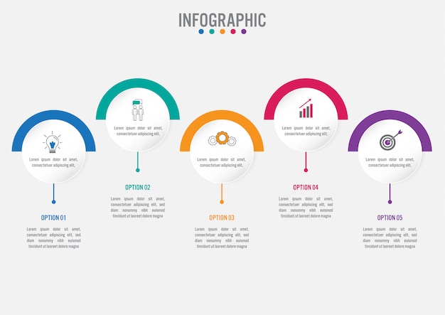 Geschäft infographik vorlage