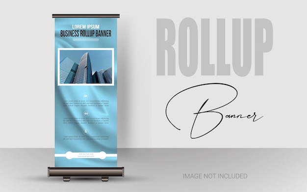 Geschäftsagentur RollUp Produktverkaufsplakat Banner Vorlage Präsentation und Broschüre