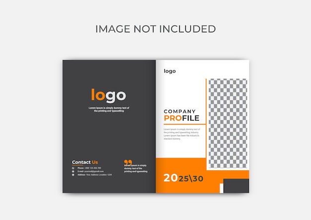 Geschäftsbericht, broschürenvorlage layout design firmenprofil oder minimalistische geschäftsvorlage