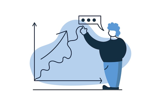 Vektor geschäftsdiagramm und analytische datumstechnologie analysemarketingdiagramm und strategiestatistik