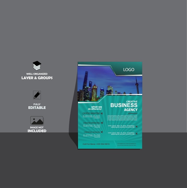 Geschäftsflyer für Unternehmen