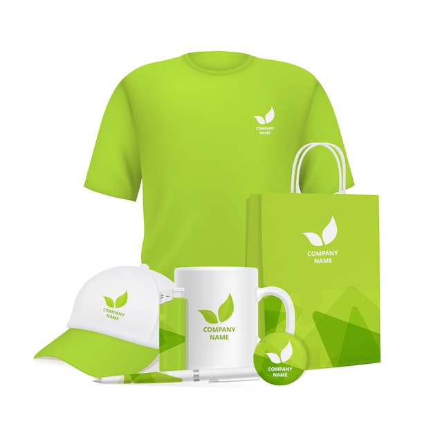 Geschäftsidentität. Branding Design Corporate Souvenirs Werbeartikel Kleidung Cup Cap Pen Feuerzeug