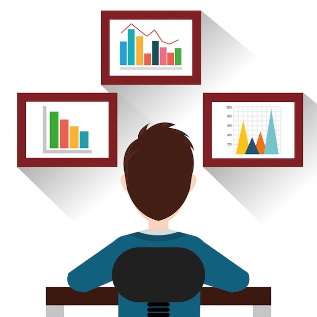 Geschäftsstatistik design.