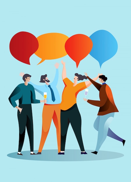 Geschäftstreffen und Diskussion mit Teamarbeit