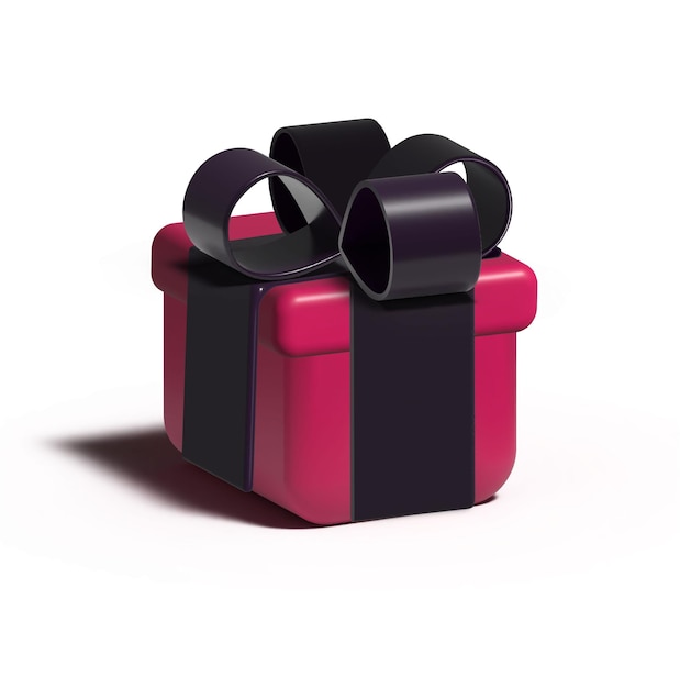 Vektor geschenkbox 3d-vektor