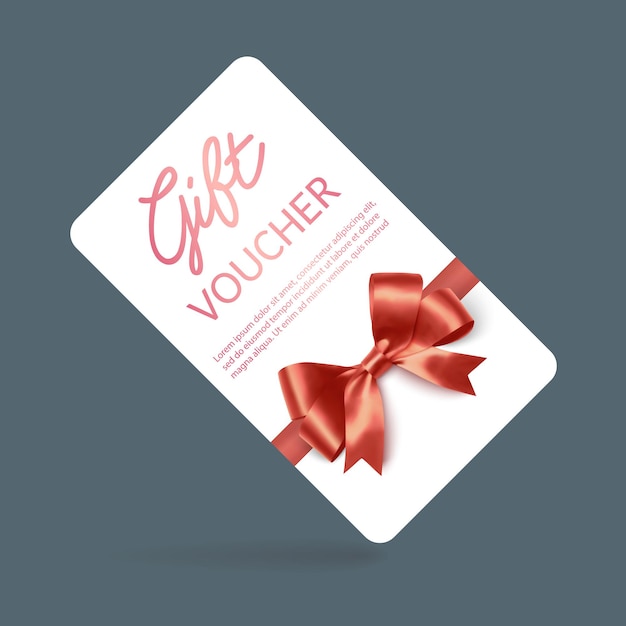 Geschenkbrief mit rotem Band
