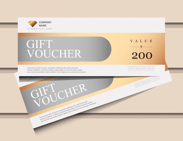 Geschenkgutscheinschablone mit Glitzergold-Luxuselementen.