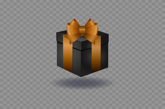 Geschenkkiste mit einem wunderschönen Bogen