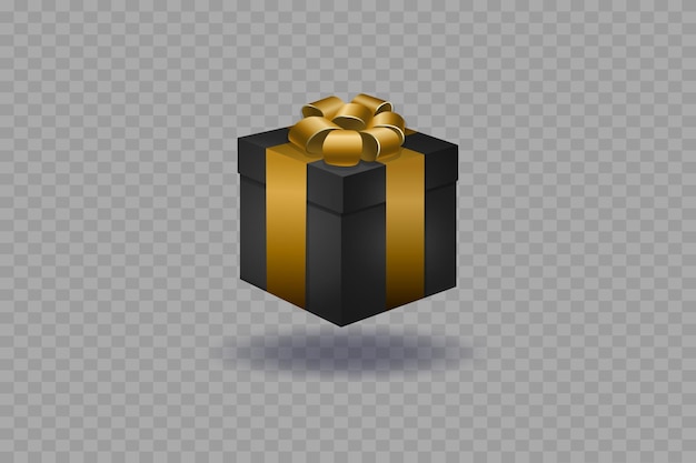 Geschenkkiste mit einem wunderschönen Bogen