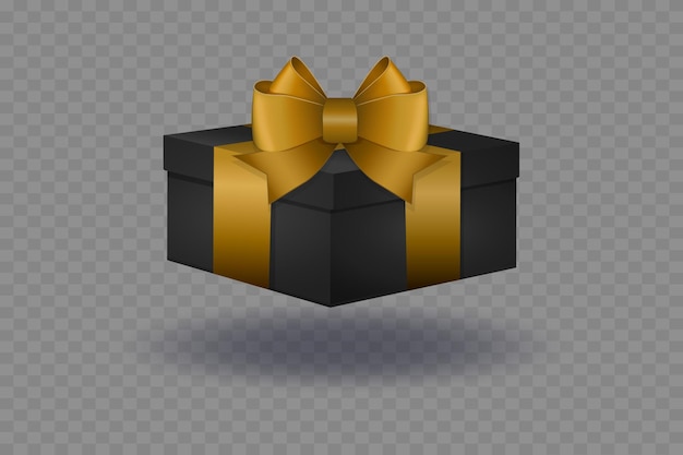 Geschenkkiste mit einem wunderschönen Bogen