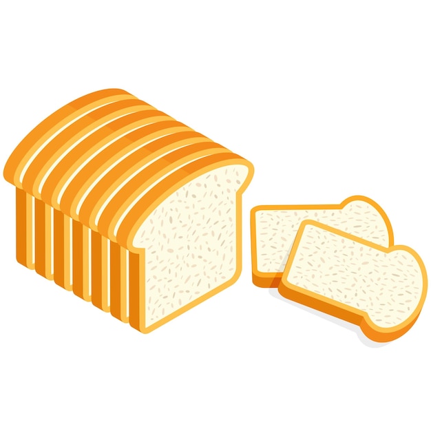 Geschnittenes Weißbrot