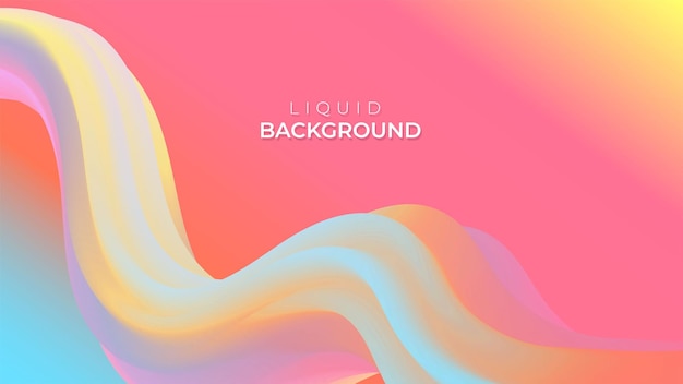 Gestaltung des flüssigen Hintergrunds mit Gradient