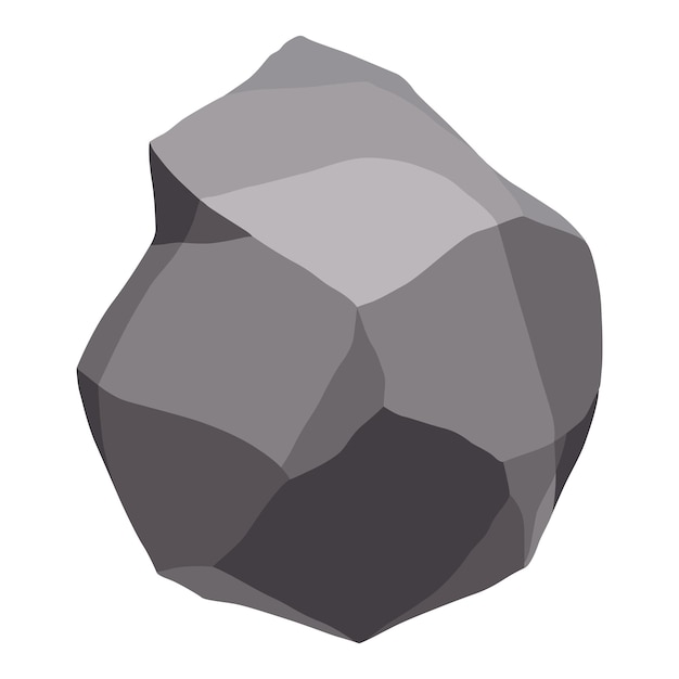 Gesteinssteine oder Bergschutt Kies grauer Stein Polygonal geformtes Stück fossiler Stein Spieldekorationselement
