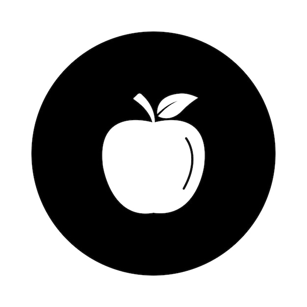 Gesunder apple-logo-vektor