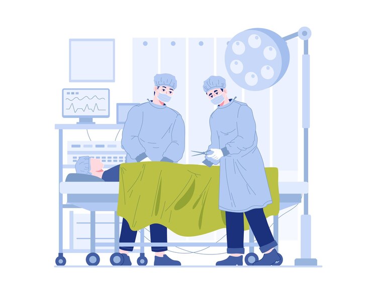 Vektor gesundheits- und chirurgie-illustration