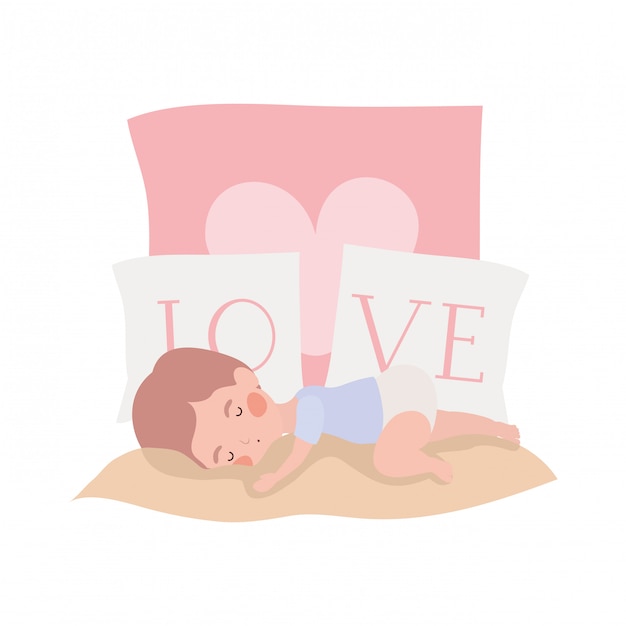 Getrennte Babyabbildung