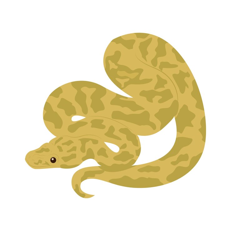 Vektor giftiges gefährliches reptil viper schlange tattoo design element schlangenhaut
