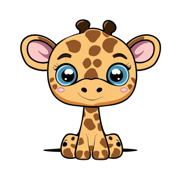 Giraffen-charakter-clipart-grafik 0141