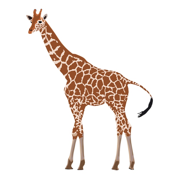 Giraffen-Vektor-Illustration