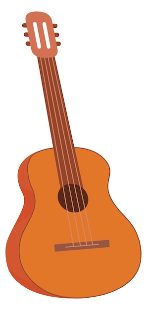 Gitarren-symbol klassisches akustisches saitenmusikinstrument