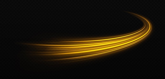 Glänzendes Wellen-Designelement mit Lichteffekt
