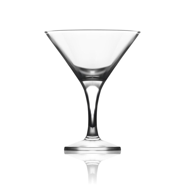 Vektor glasbecher für martini-wermut-cocktails