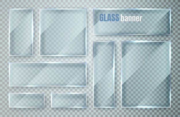 Glasplatten gesetzt.