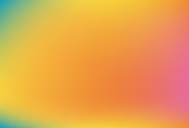 Glatter und verschwommener bunter Verlaufsgitterhintergrund Moderne helle Regenbogenfarben Leicht bearbeitbare weiche farbige Vektor-Banner-Vorlage