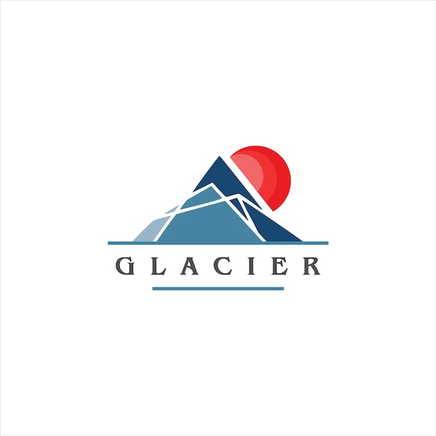 Gletscherberg logo modern