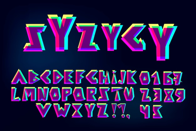 Glitch-schrift