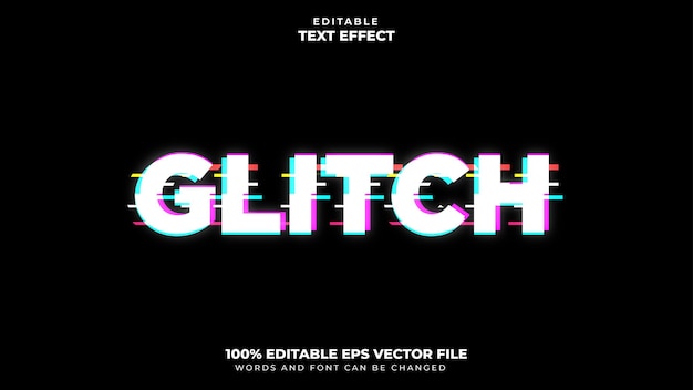Glitch-Texteffekt